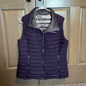 Purple women’s Columbia vest